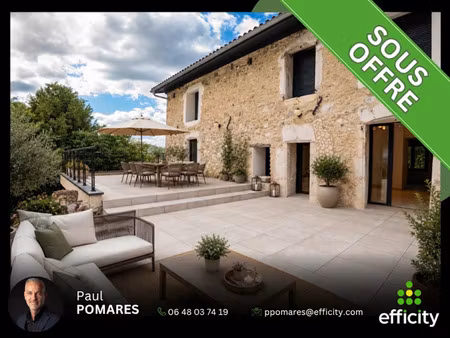 vente maison 6 pièces 195 m² à saint-quentin-sur-isère (38210)  430 000 €