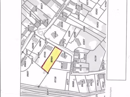 terrain à batir bantouzelle 1389 m2