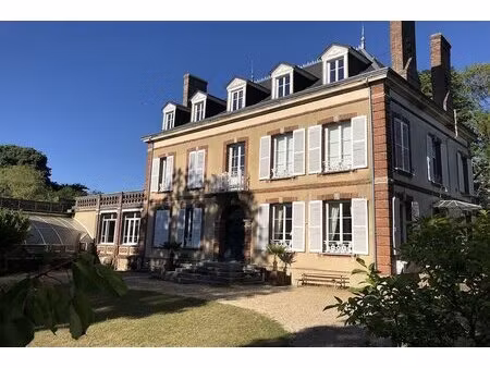 ouest paris  normandie  l'aigle - manoir 362 m²  9 chambres  mai