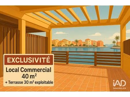 vente murs commerciaux 40 m²