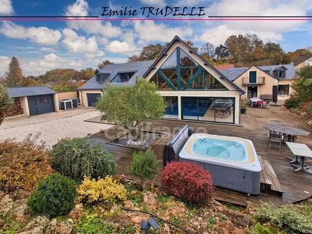 propriete à vendre 11 pièces la chartre sur le loir (72) avec loft  gîte  piscine...