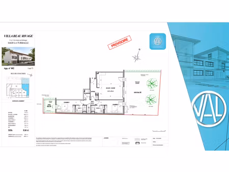 achat appartement 3 pièces 97m²
