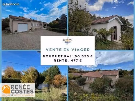 maison en viager 4 pièces 85 m²