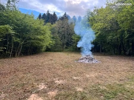 vends terrain non constructible