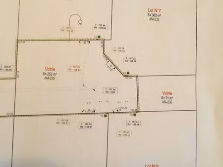 4 terrains constructibles viabilisés 300 a 382m2 à cazilhac