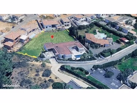 terrain narbonne - crabit 800 m2
