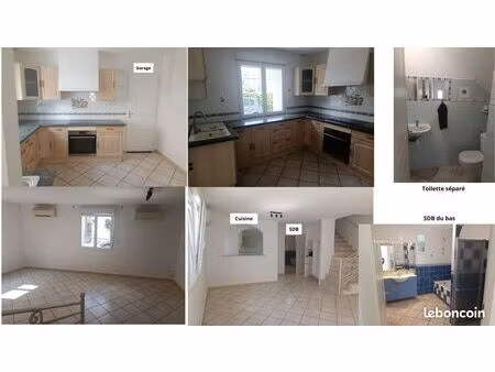 maison de village à badens  130 m² type 5