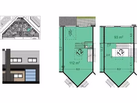 local d'activité 205 m²