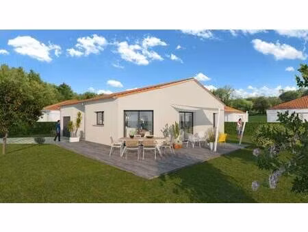 terrain avec maison neuve à vendre