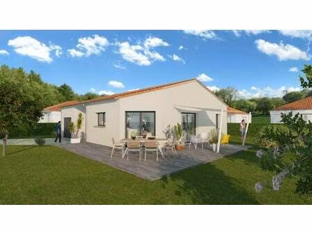 terrain avec maison neuve à vendre