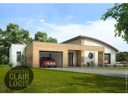 terrain avec maison neuve à vendre