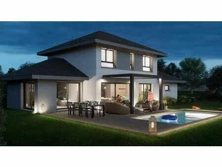 terrain avec maison neuve à vendre