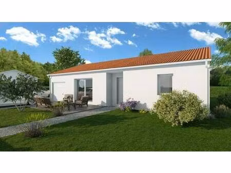 terrain avec maison neuve à vendre