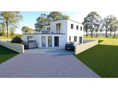 terrain avec maison neuve à vendre