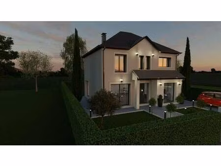 terrain avec maison neuve à vendre