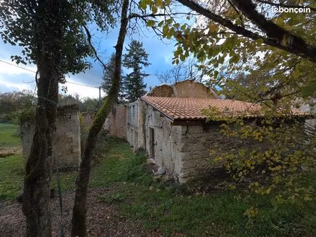 bâtisse en pierre à fort potentiel