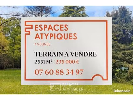 terrain 2551 m² saint hilarion