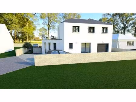 terrain avec maison neuve à vendre