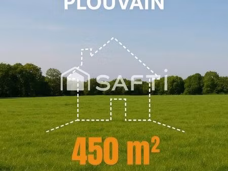 terrain 450 m² plouvain