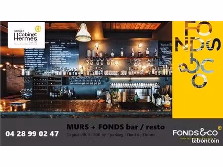 fonds de commerce restaurant 299 m²