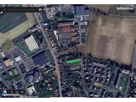 terrain constructible 1000m2 à la bassée