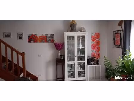 maison mitoyenne à baillet en france 71 m2 + garage + parking