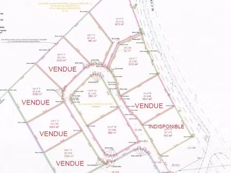 terrains constructibles viabilisés - parcelles dans lotissement à partir de 950 m²
