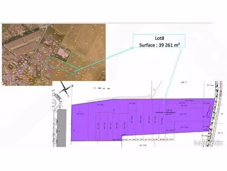 terrain 39 261 m² le mesnil amelot