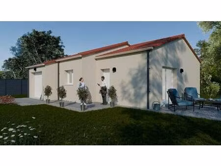 terrain avec maison neuve à vendre