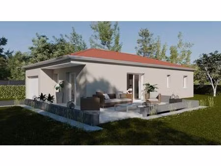 terrain avec maison neuve à vendre