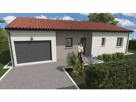 terrain avec maison neuve à vendre