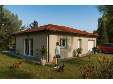 terrain avec maison neuve à vendre