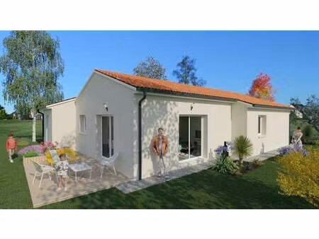 terrain avec maison neuve à vendre