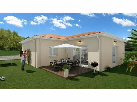 terrain avec maison neuve à vendre