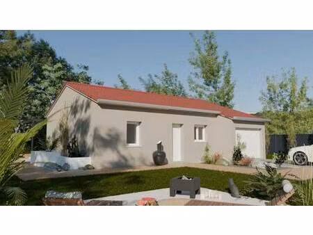 terrain avec maison neuve à vendre