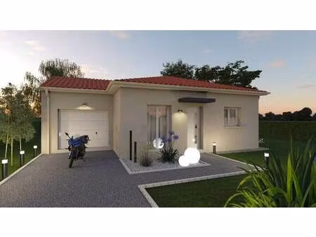 terrain avec maison neuve à vendre