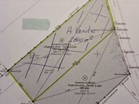 terrain à bâtir 2600 m² à malause