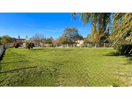 terrain constructible 850m² - vue pyrénées - cintegabelle