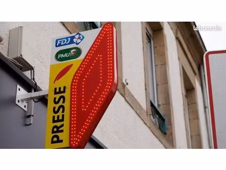 fonds de commerce bar  tabac 60 m²