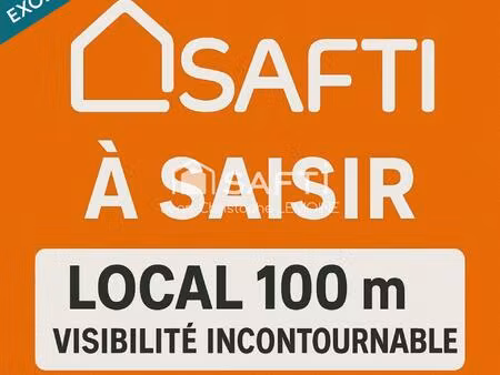 local 98 m2 forte visibilité pour activité de service
