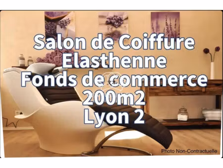 fonds de commerce-sallon de coiffure- lyon2- 200m2