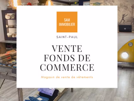 fonds de commerce prêt-à-porter - emplacement premium à sain