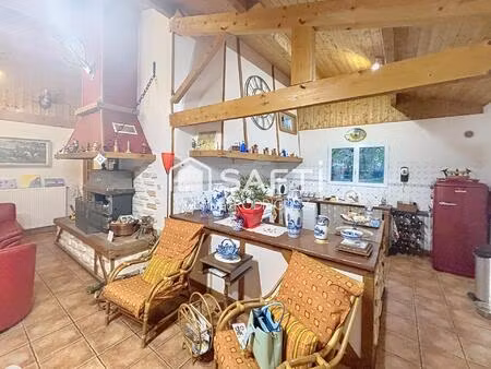 maison ossature bois de 110m2 sur terrain de 5200m2 entièrement clos