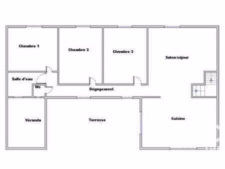 vente appartement 4 pièces aux chères (69380) : à vendre 4 pièces / 148m² les chères