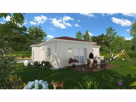 terrain avec maison neuve à vendre