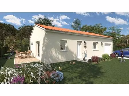 terrain avec maison neuve à vendre