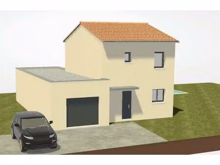 terrain avec maison neuve à vendre