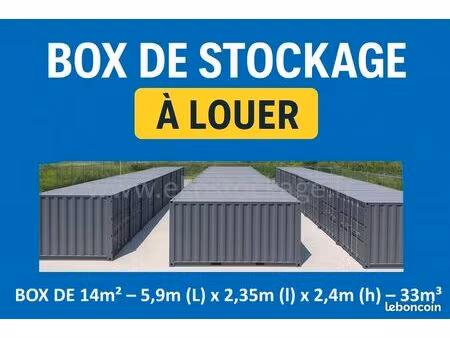 location garde-meuble / box de stockage – 14 m² à 1h de chelles
