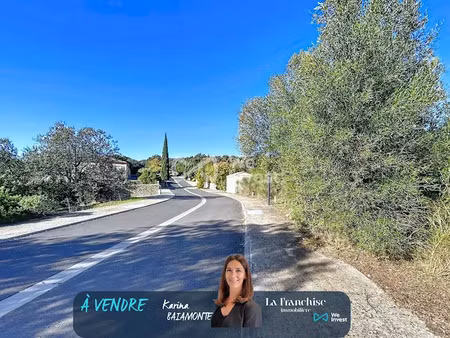 vente terrain 1300 m² à argelliers (34380)  309 000 €