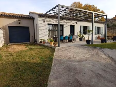 villa plain pied 98m² sur terrain de 529m²  montségur sur lauzon 279 000hai